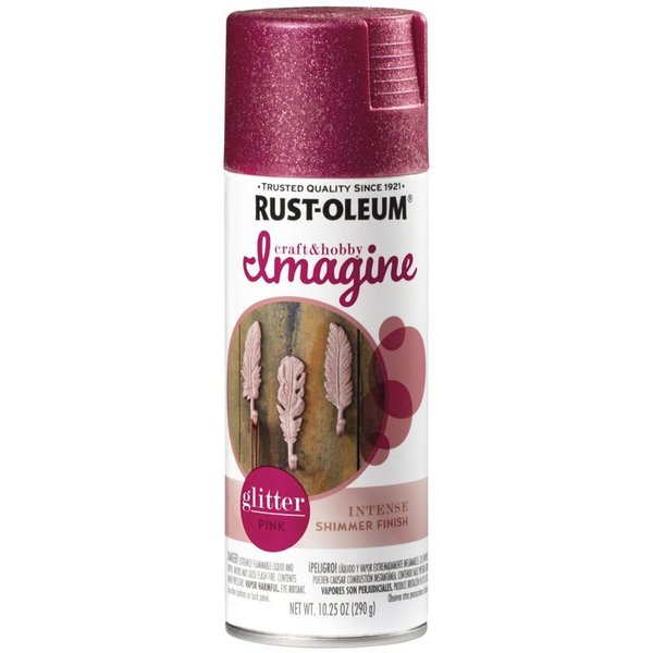 Rust-Oleum Imagine Glitter Pink Spray Paint 1025 oz 345703